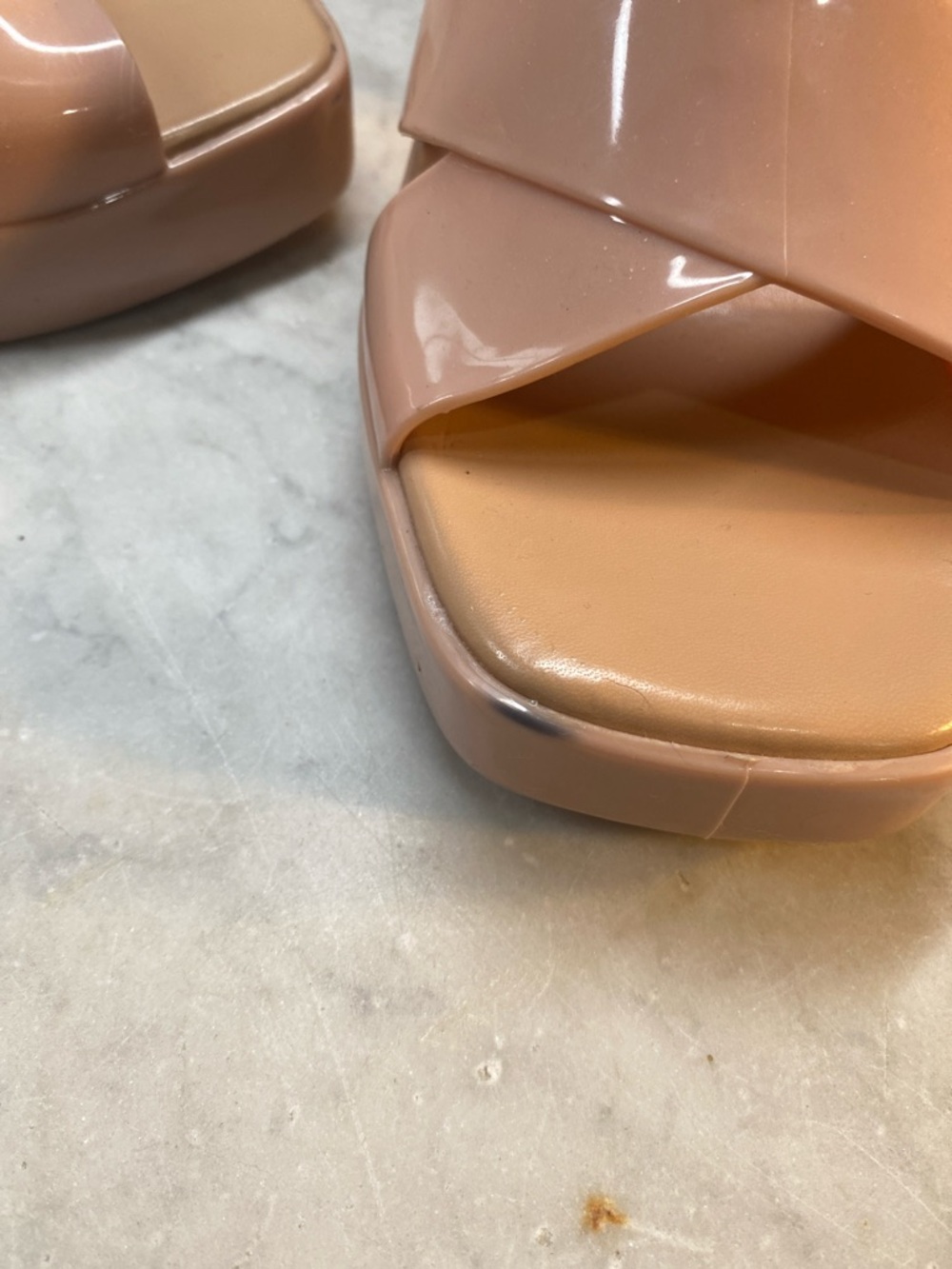Jeffrey Campbell Bubblegum block heel sandal. - Picture 7 of 7